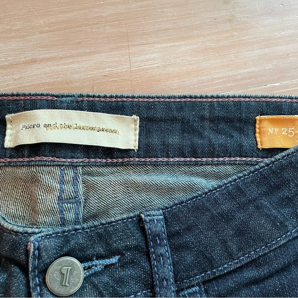 Anthropologie Pilcro Blue Denim Skinny Jeans! Great condition! Size 25 - Picture 7 of 7